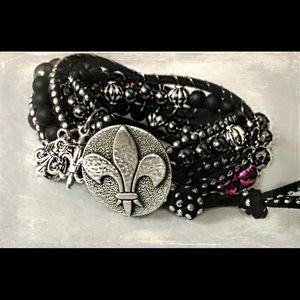 Handmade Triple Wrap Bracelet.